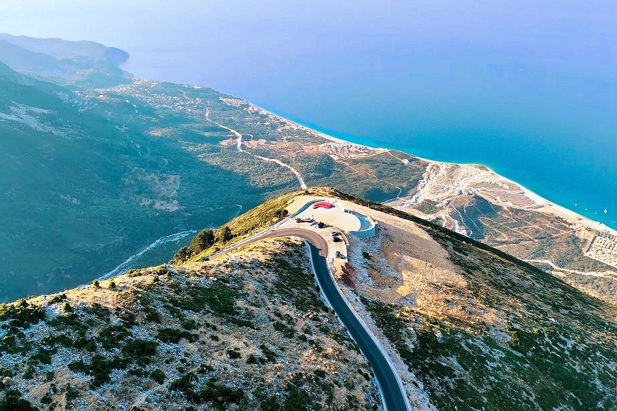 Llogara Pass — pine forests above Dhërmi and the Ionian coast.